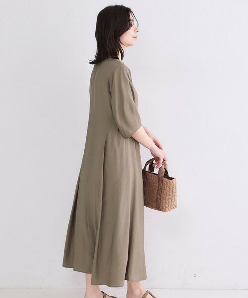 OPAQUE.CLIP / オペーク ドット クリップ ロング・マキシ丈ワンピース | 切り替えデザインフレアワンピース【洗濯機OK】 | 詳細5