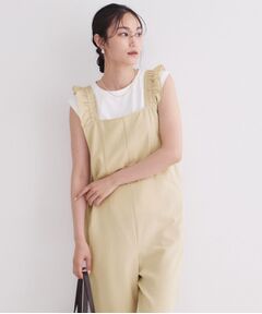 OPAQUE.CLIP / オペーク ドット クリップ サロペット・オールインワン | フリルショルダーサロペット【洗濯機OK】