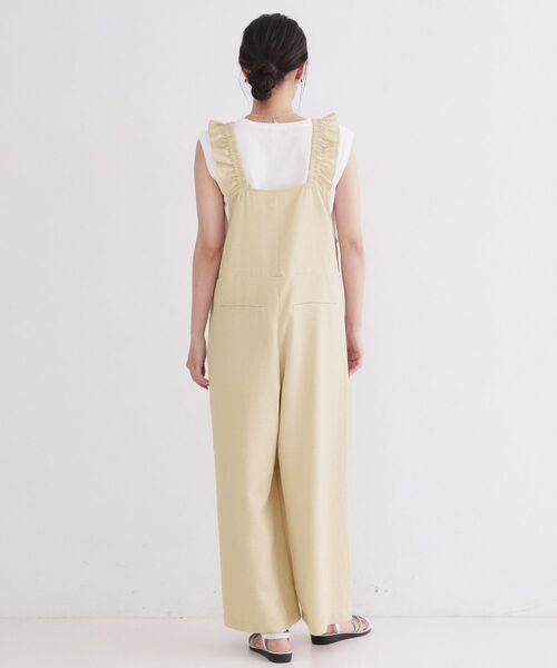 OPAQUE.CLIP / オペーク ドット クリップ サロペット・オールインワン | フリルショルダーサロペット【洗濯機OK】 | 詳細11