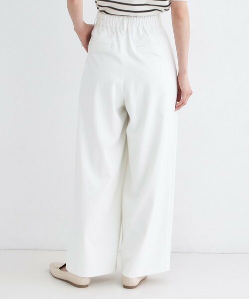 OPAQUE.CLIP / オペーク ドット クリップ パンツ | 透け防止2タックワイドパンツ【洗濯機OK／防シワ／吸水速乾／UVケア】 | 詳細11