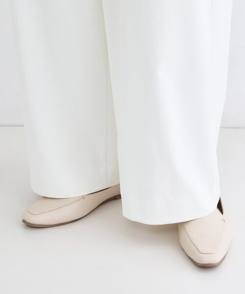 OPAQUE.CLIP / オペーク ドット クリップ パンツ | 透け防止2タックワイドパンツ【洗濯機OK／防シワ／吸水速乾／UVケア】 | 詳細15