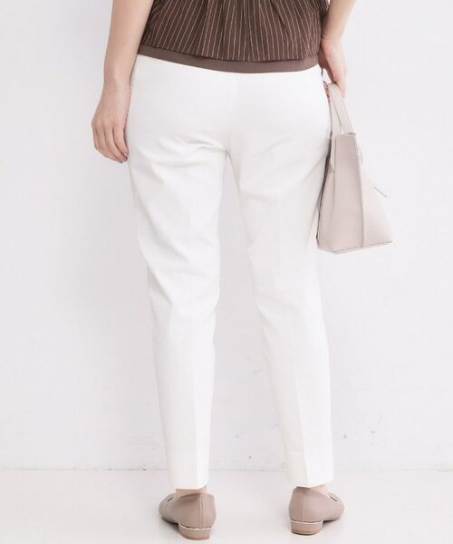 OPAQUE.CLIP / オペーク ドット クリップ パンツ | ハイストレッチスティックパンツ／ストライプアソート【洗濯機OK／透け防止／接触冷感】 | 詳細1