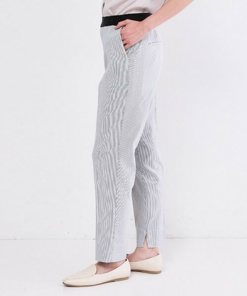 OPAQUE.CLIP / オペーク ドット クリップ パンツ | ハイストレッチスティックパンツ／ストライプアソート【洗濯機OK／透け防止／接触冷感】 | 詳細18