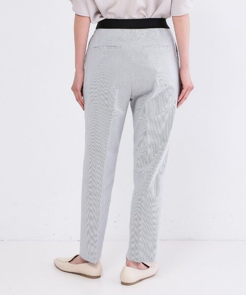 OPAQUE.CLIP / オペーク ドット クリップ パンツ | ハイストレッチスティックパンツ／ストライプアソート【洗濯機OK／透け防止／接触冷感】 | 詳細19