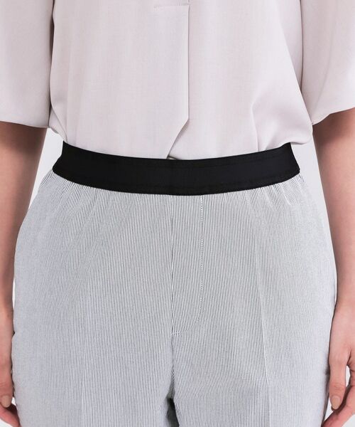 OPAQUE.CLIP / オペーク ドット クリップ パンツ | ハイストレッチスティックパンツ／ストライプアソート【洗濯機OK／透け防止／接触冷感】 | 詳細20