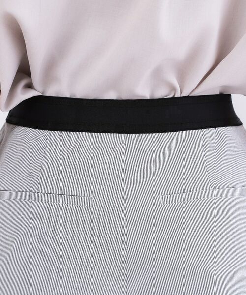 OPAQUE.CLIP / オペーク ドット クリップ パンツ | ハイストレッチスティックパンツ／ストライプアソート【洗濯機OK／透け防止／接触冷感】 | 詳細22