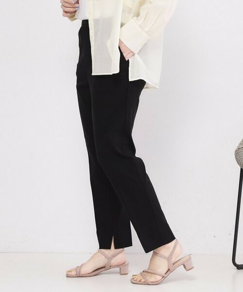 OPAQUE.CLIP / オペーク ドット クリップ パンツ | ハイストレッチスティックパンツ／ストライプアソート【洗濯機OK／透け防止／接触冷感】 | 詳細5