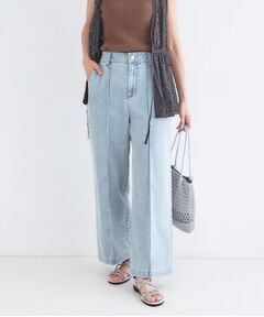 OPAQUE.CLIP / オペーク ドット クリップ デニムパンツ | ライトオンスデニムワイドパンツ【洗濯機OK】