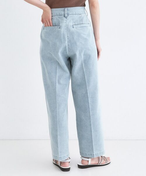 OPAQUE.CLIP / オペーク ドット クリップ デニムパンツ | ライトオンスデニムワイドパンツ【洗濯機OK】 | 詳細11