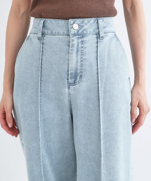 OPAQUE.CLIP / オペーク ドット クリップ デニムパンツ | ライトオンスデニムワイドパンツ【洗濯機OK】 | 詳細12
