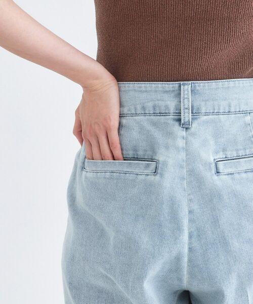 OPAQUE.CLIP / オペーク ドット クリップ デニムパンツ | ライトオンスデニムワイドパンツ【洗濯機OK】 | 詳細14