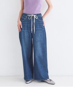 OPAQUE.CLIP / オペーク ドット クリップ デニムパンツ | ライトオンスデニムイージーワイドパンツ【洗濯機OK】