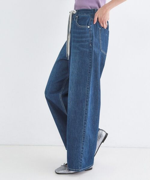 OPAQUE.CLIP / オペーク ドット クリップ デニムパンツ | ライトオンスデニムイージーワイドパンツ【洗濯機OK】 | 詳細10