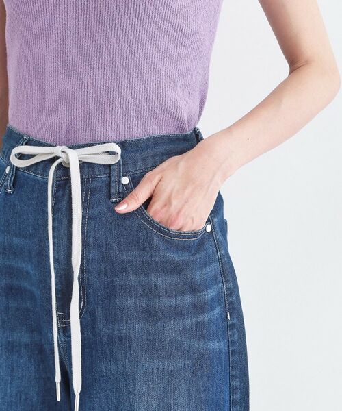 OPAQUE.CLIP / オペーク ドット クリップ デニムパンツ | ライトオンスデニムイージーワイドパンツ【洗濯機OK】 | 詳細14