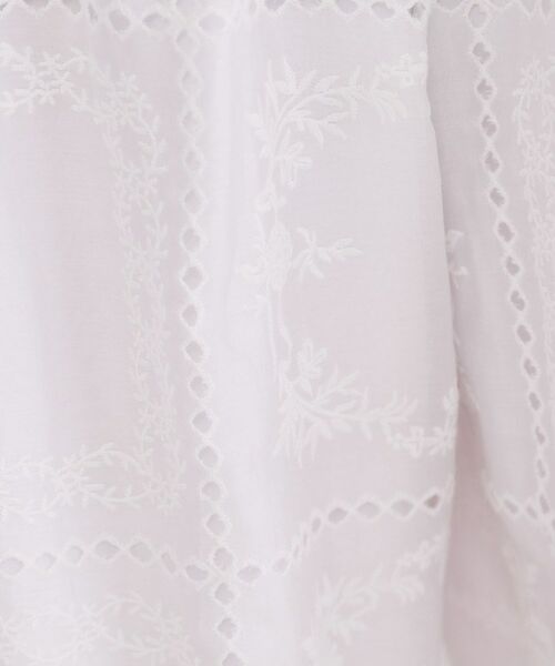 OPAQUE.CLIP / オペーク ドット クリップ パンツ | カットワーク刺繍イージーワイドパンツ／セットアップ対応可【洗濯機OK】 | 詳細7