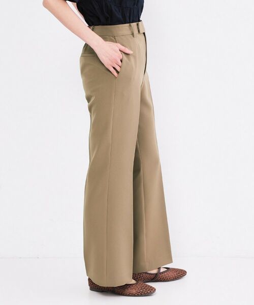 OPAQUE.CLIP / オペーク ドット クリップ パンツ | ストレッチフレアパンツ【洗濯機OK／イージーアイロン】 | 詳細10