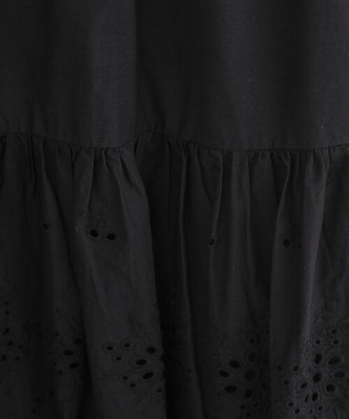 OPAQUE.CLIP / オペーク ドット クリップ ロング・マキシ丈スカート | カットワークレースギャザーマキシスカート【洗濯機OK】 | 詳細8