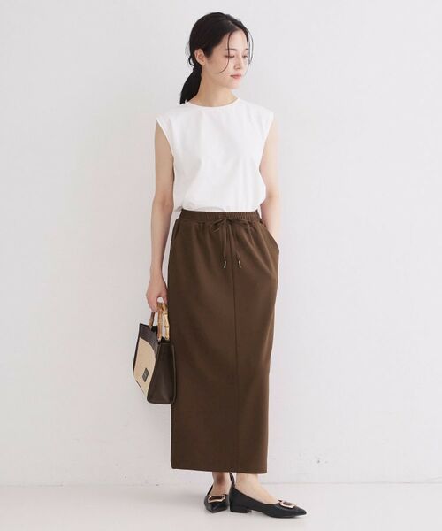 OPAQUE.CLIP / オペーク ドット クリップ ロング・マキシ丈スカート | UV カットソーイージータイトスカート／セットアップ対応可【洗濯機OK】 | 詳細11