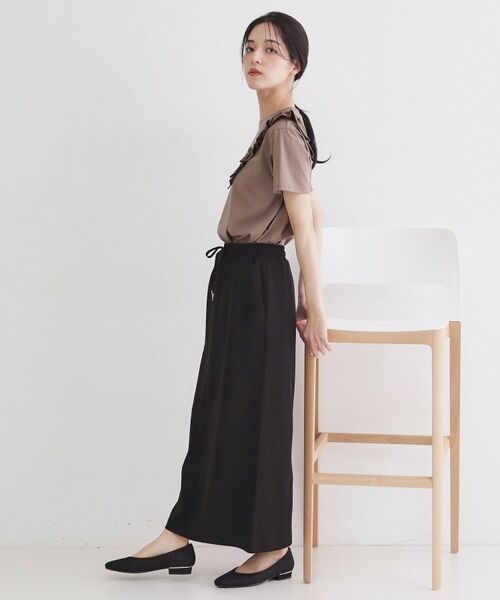 OPAQUE.CLIP / オペーク ドット クリップ ロング・マキシ丈スカート | UV カットソーイージータイトスカート／セットアップ対応可【洗濯機OK】 | 詳細7