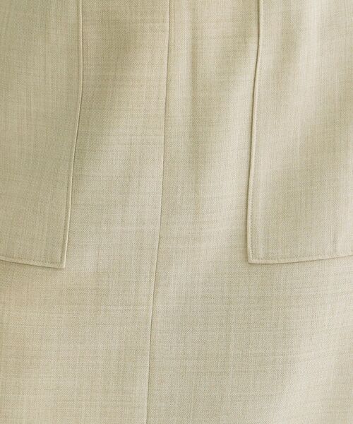 OPAQUE.CLIP / オペーク ドット クリップ ロング・マキシ丈スカート | ストレッチリネンライクタイトスカート【洗濯機OK】 | 詳細12