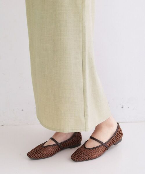 OPAQUE.CLIP / オペーク ドット クリップ ロング・マキシ丈スカート | ストレッチリネンライクタイトスカート【洗濯機OK】 | 詳細20