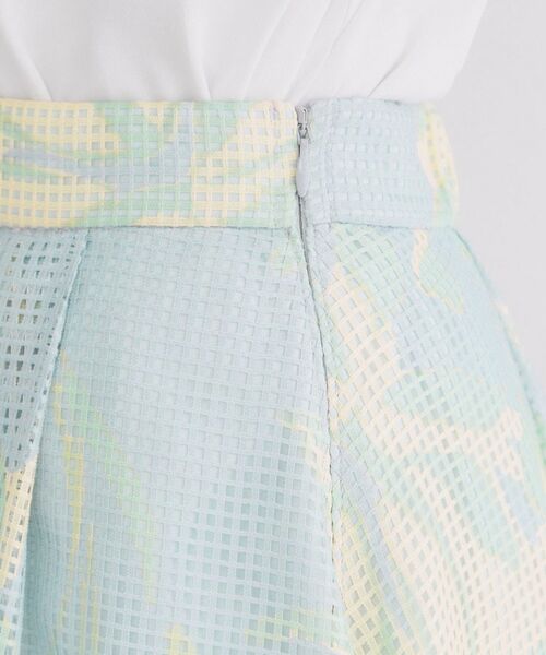 OPAQUE.CLIP / オペーク ドット クリップ ロング・マキシ丈スカート | プリントアソートメッシュフレアスカート【洗濯機OK】 | 詳細18