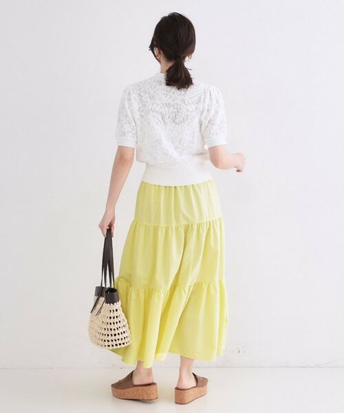 OPAQUE.CLIP / オペーク ドット クリップ ロング・マキシ丈スカート | ティアードロングスカート【洗濯機OK】 | 詳細2