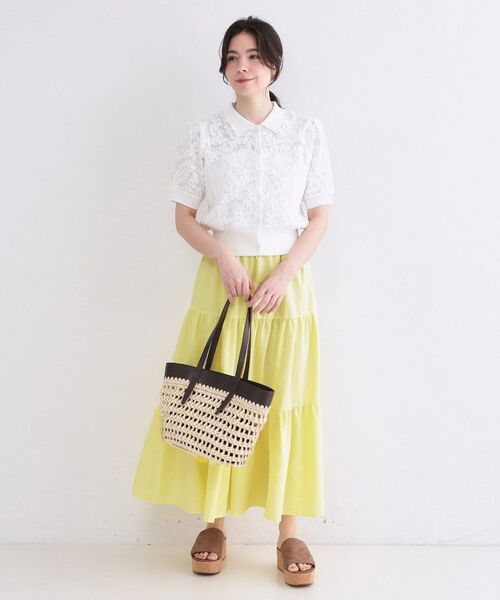 OPAQUE.CLIP / オペーク ドット クリップ ロング・マキシ丈スカート | ティアードロングスカート【洗濯機OK】 | 詳細3