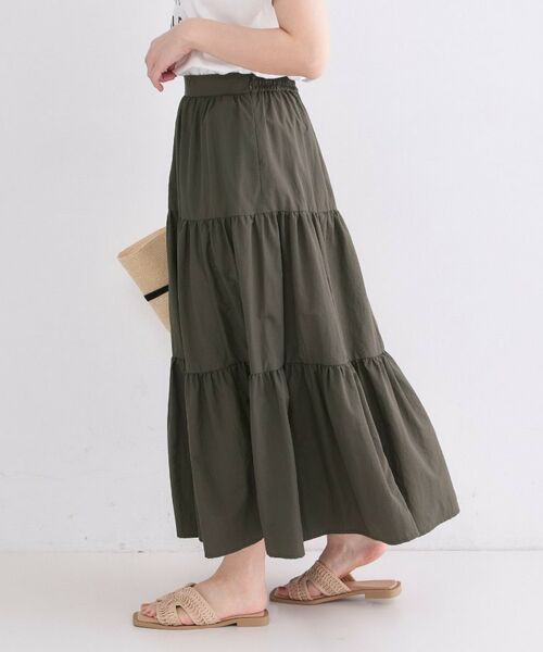 OPAQUE.CLIP / オペーク ドット クリップ ロング・マキシ丈スカート | ティアードロングスカート【洗濯機OK】 | 詳細5