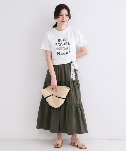 OPAQUE.CLIP / オペーク ドット クリップ ロング・マキシ丈スカート | ティアードロングスカート【洗濯機OK】 | 詳細6