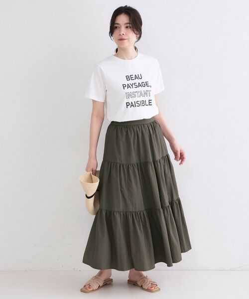 OPAQUE.CLIP / オペーク ドット クリップ ロング・マキシ丈スカート | ティアードロングスカート【洗濯機OK】 | 詳細7