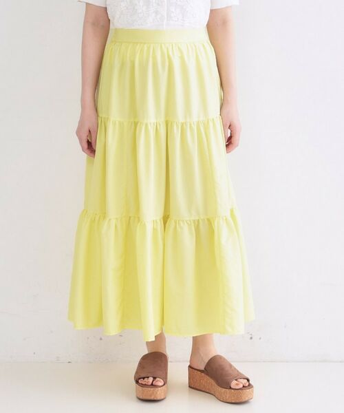 OPAQUE.CLIP / オペーク ドット クリップ ロング・マキシ丈スカート | ティアードロングスカート【洗濯機OK】 | 詳細9