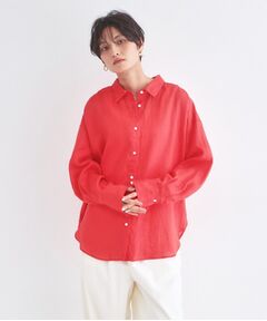 OPAQUE.CLIP / オペーク ドット クリップ シャツ・ブラウス | フレンチリネンシャツ【洗濯機OK】