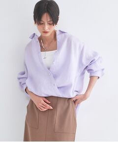 OPAQUE.CLIP / オペーク ドット クリップ シャツ・ブラウス | フレンチリネンシャツ【洗濯機OK】