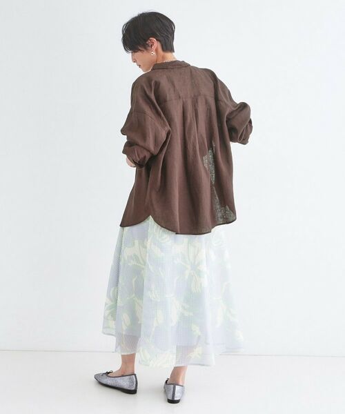 OPAQUE.CLIP / オペーク ドット クリップ シャツ・ブラウス | フレンチリネンシャツ【洗濯機OK】 | 詳細10