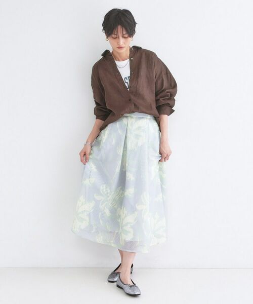 OPAQUE.CLIP / オペーク ドット クリップ シャツ・ブラウス | フレンチリネンシャツ【洗濯機OK】 | 詳細12