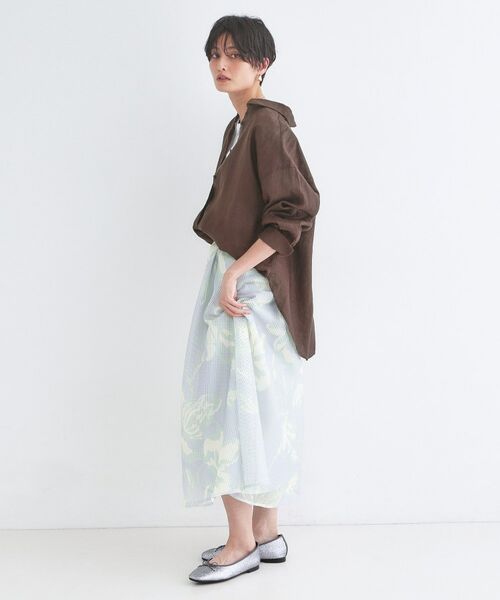 OPAQUE.CLIP / オペーク ドット クリップ シャツ・ブラウス | フレンチリネンシャツ【洗濯機OK】 | 詳細13