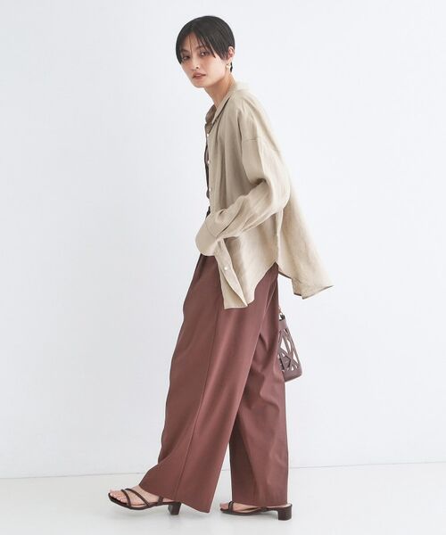 OPAQUE.CLIP / オペーク ドット クリップ シャツ・ブラウス | フレンチリネンシャツ【洗濯機OK】 | 詳細17