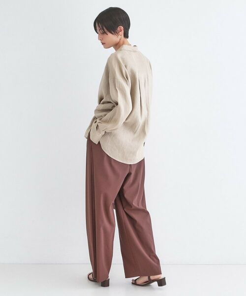 OPAQUE.CLIP / オペーク ドット クリップ シャツ・ブラウス | フレンチリネンシャツ【洗濯機OK】 | 詳細20