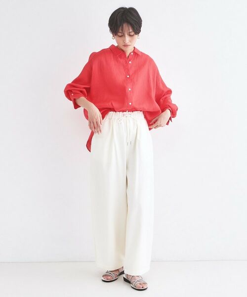 OPAQUE.CLIP / オペーク ドット クリップ シャツ・ブラウス | フレンチリネンシャツ【洗濯機OK】 | 詳細23