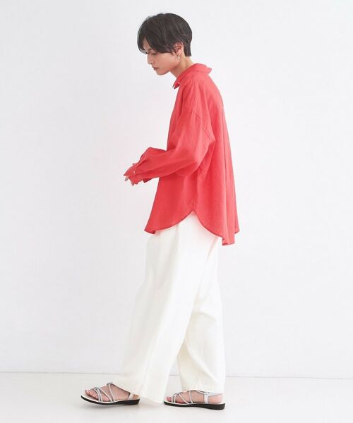 OPAQUE.CLIP / オペーク ドット クリップ シャツ・ブラウス | フレンチリネンシャツ【洗濯機OK】 | 詳細25