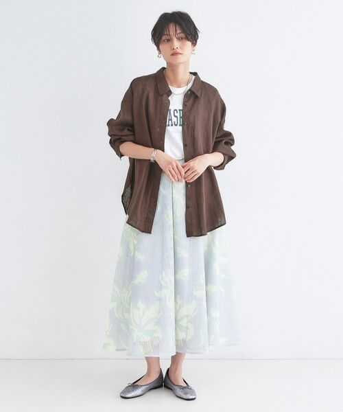 OPAQUE.CLIP / オペーク ドット クリップ シャツ・ブラウス | フレンチリネンシャツ【洗濯機OK】 | 詳細9