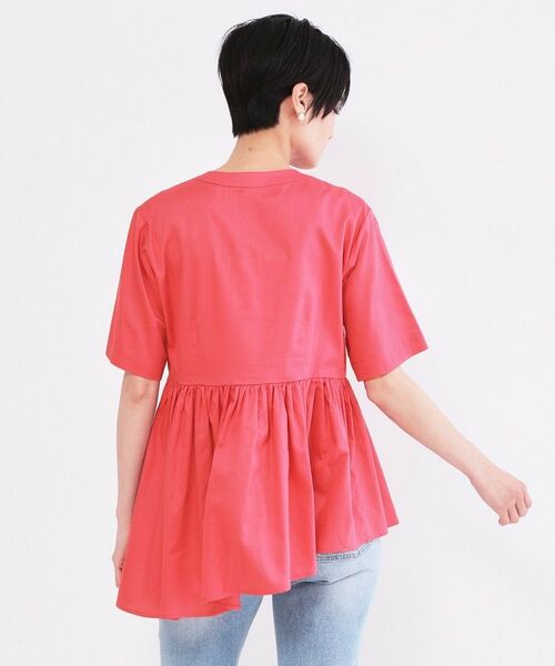 OPAQUE.CLIP / オペーク ドット クリップ シャツ・ブラウス | ピンタックアシメペプラムブラウス【洗濯機ＯＫ】 | 詳細15