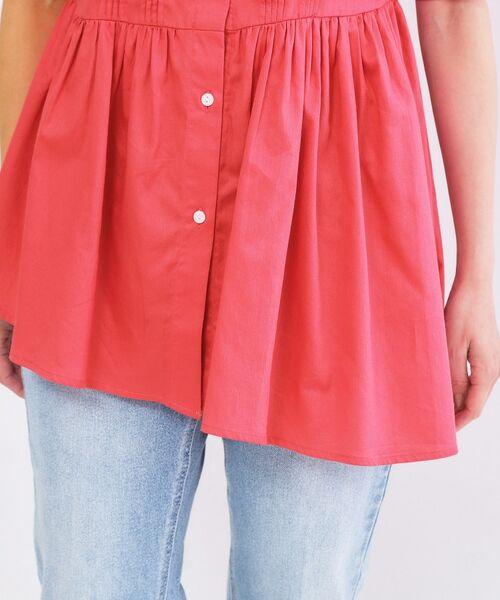 OPAQUE.CLIP / オペーク ドット クリップ シャツ・ブラウス | ピンタックアシメペプラムブラウス【洗濯機ＯＫ】 | 詳細18