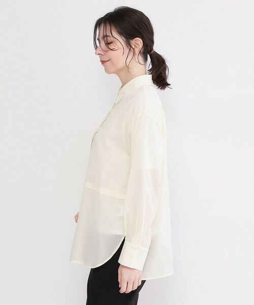 OPAQUE.CLIP / オペーク ドット クリップ シャツ・ブラウス | シアーローンシャツ【洗濯機OK】 | 詳細14