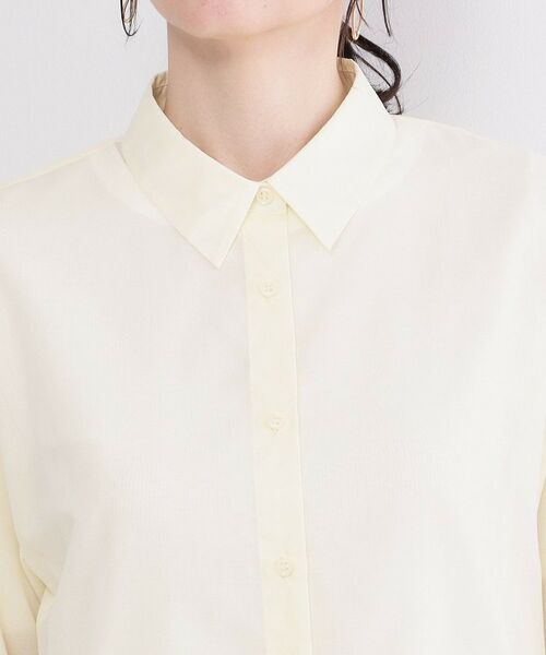 OPAQUE.CLIP / オペーク ドット クリップ シャツ・ブラウス | シアーローンシャツ【洗濯機OK】 | 詳細16