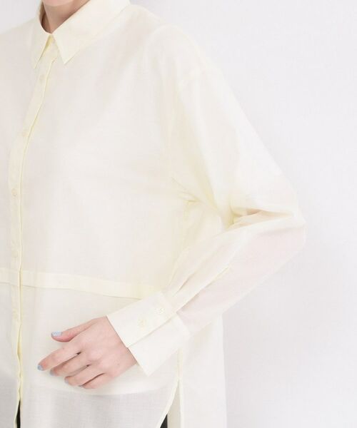 OPAQUE.CLIP / オペーク ドット クリップ シャツ・ブラウス | シアーローンシャツ【洗濯機OK】 | 詳細17