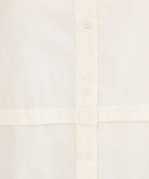 OPAQUE.CLIP / オペーク ドット クリップ シャツ・ブラウス | シアーローンシャツ【洗濯機OK】 | 詳細4