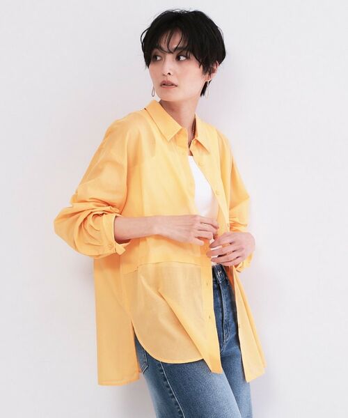 OPAQUE.CLIP / オペーク ドット クリップ シャツ・ブラウス | シアーローンシャツ【洗濯機OK】 | 詳細9