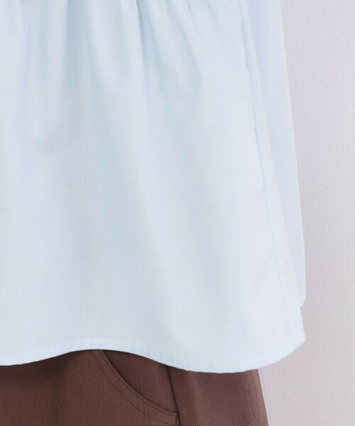 OPAQUE.CLIP / オペーク ドット クリップ シャツ・ブラウス | ピンタックレース ペプラムブラウス【洗濯機OK】 | 詳細19